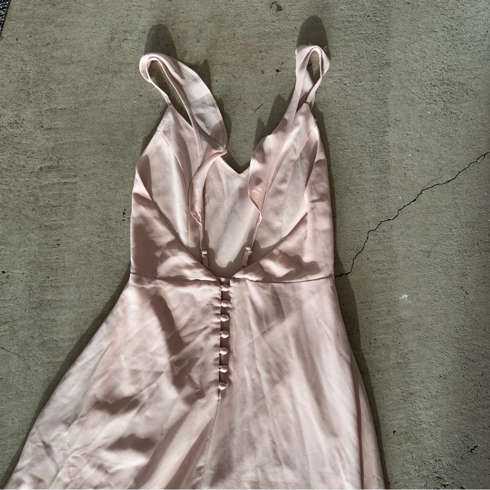 Lulus / Meteoric Rise Blush Maxi Dress / small / blush pink - Picture 14 of 17